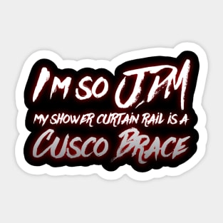 So JDM My Shower Curtain Rail is a Cusco Brace Sticker
